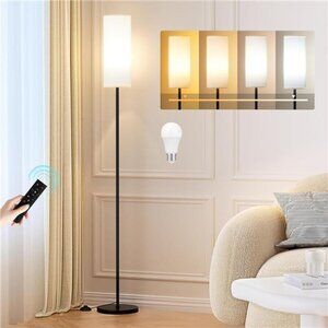 Ambimall Floor Lamps for Living Room, 64" Modern Floor Lamp with Remote Control